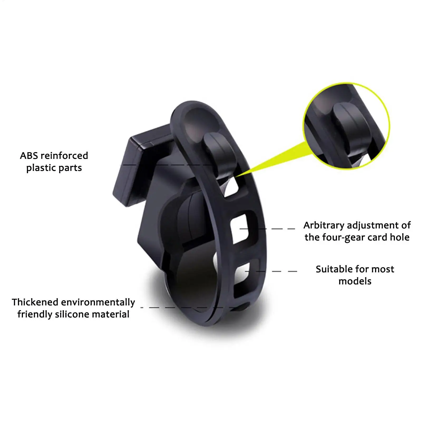 Bike Tail Light Holder Seatpost Mount Silicone Cycling Bike Lamp Stand Bicycle Taillight Saddle Rail Mount for Varia Radar