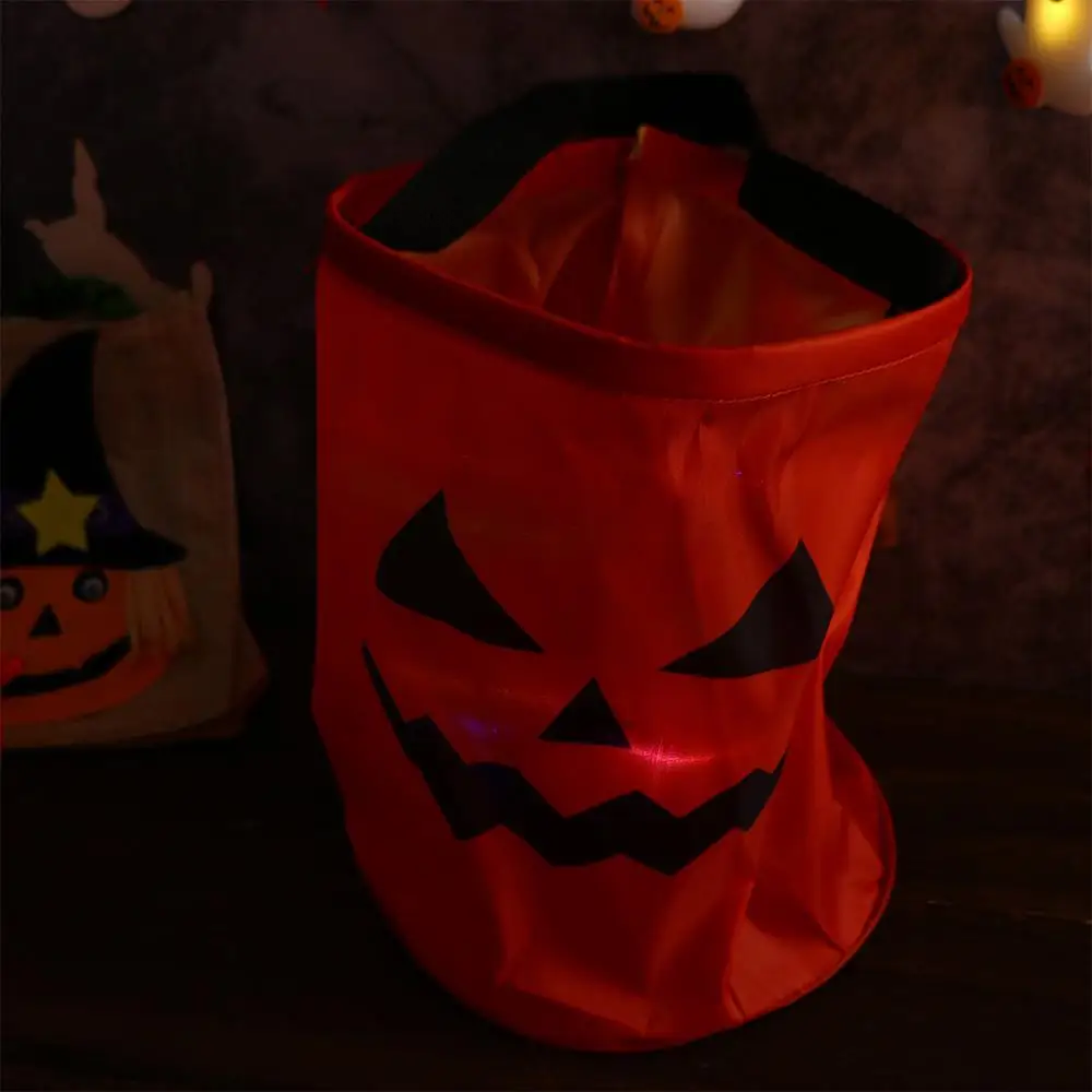 Decoration Storage Bucket Candy Storage Bucke Halloween Candy Bag Thanksgiving Gift Basket Halloween Trick or Treat Bags
