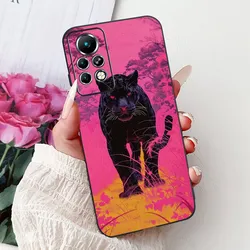 Sleek Black Silicone Soft Back Phone Case - New Design for Infinix Note 11 Pro (TPU - 953)