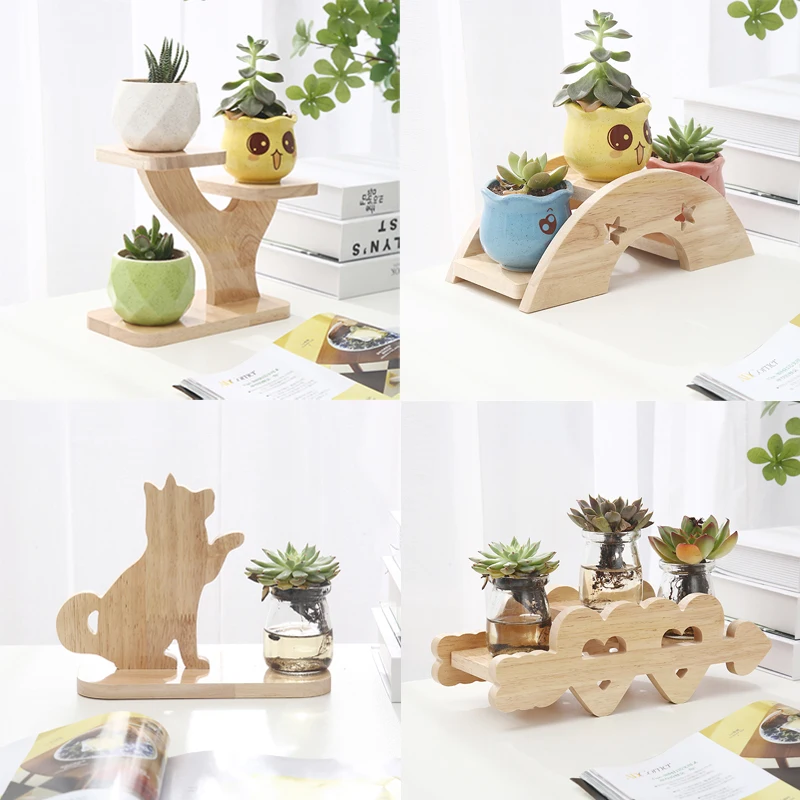 Desktop Multi-Layer Flower Rack Pine Succulent Plant Rack Bay Window Balcony Living Room Flower Pot Rack Decoration necklace display stand neck portrait model jewelry display props window display decoration storage rack jewelry box organizer