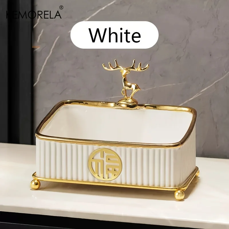 Living Room Key Storage Ornaments Home Decorations Cosmetics Storage Boxes Ceramic Materials Multi-Functional Storage Ornaments