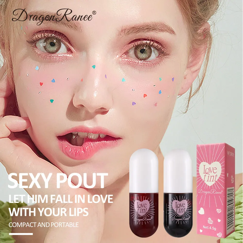 Mirror Lipstick, Water-Dyed Lip Liquid, Lip Glaze, Water-Glossy Mirror Glass Lipstick, Long-Lasting, Not Easy to Stick to the Cup, Lip Glaze, Light and Compact Lip Glaze 3