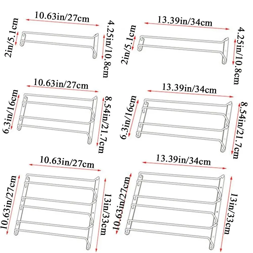Wine Glass Rack Glass Holder Single And Double Row Wine Glass Rack High Glass Rack Cabinet Wall Hanging Storage Box 6
