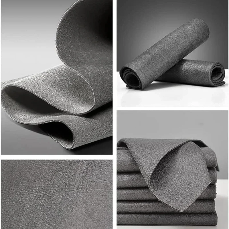 Thicker Magic Cleaning Cloth No Watermark rag Microfiber Window Glass Wiping Kitchen Towel Wash Reusable dried