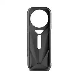 Enhanced Panoramic Action Camera Silicone Shockproof Protective Case with Lens Cover (A)
