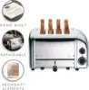 Classic Toaster, 4-Slice, Chrome 2