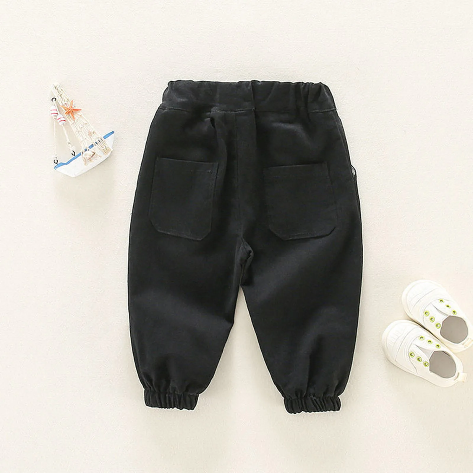 Toddler Boy Leisure Leggings spring Autumn Casual Pants Solid Color Clothes Outside Wear Overalls boys pants