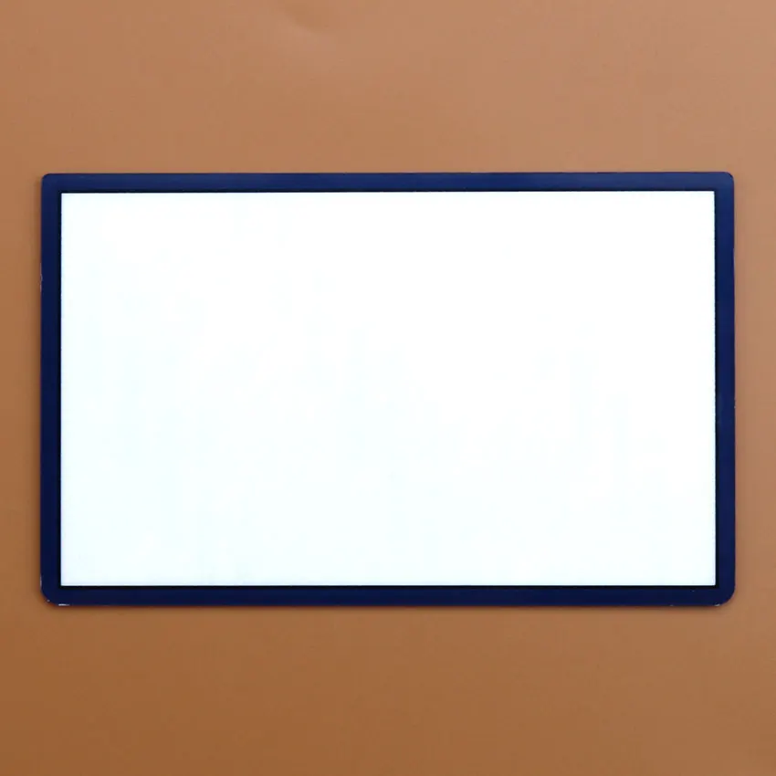 JCD Glass Top Front Screen Frame Lens Cover For 3DSLL 3DSXL New 3DSLL XL LCD Screen Mirror Protector Film Panel Cover w/ Adhesi
