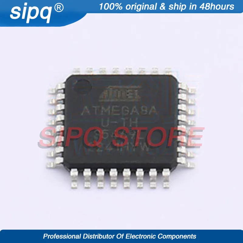 

10PCS/LOT ATMEGA8A-AU ATMEGA8A MCU 8-bit AVR RISC 8KB Flash 3.3V/5V 32-Pin TQFP Tray New Original In Stock