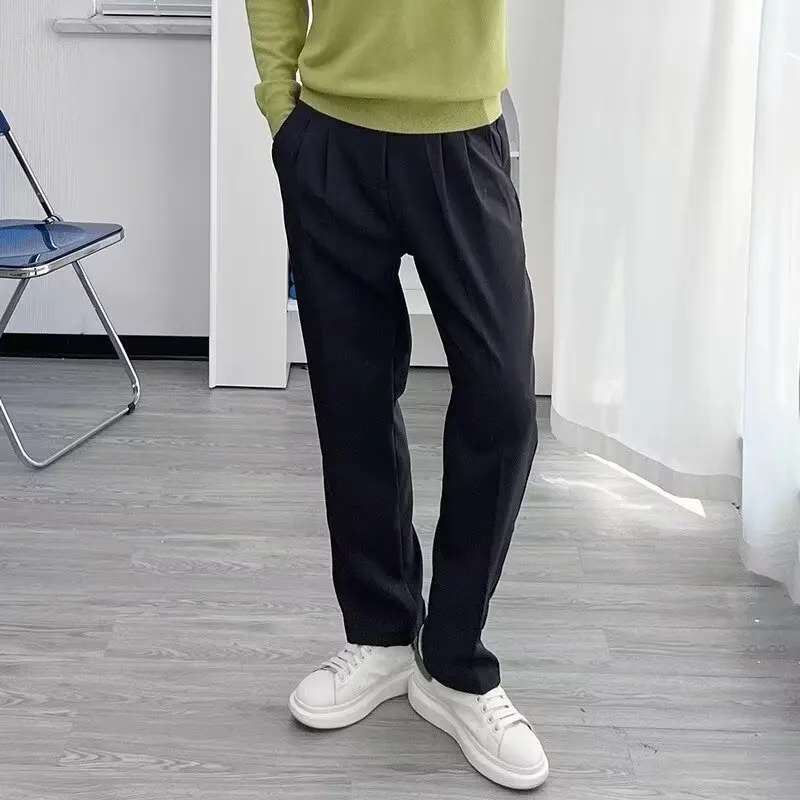 Ltalian Style Gentleman costume pantalon pour hommes affaires décontracté coupe ajustée Napoli