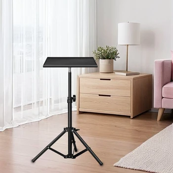 Supporto per Treppiede con Filettatura 1/4 di Pollice, Supporto Universale Regolabile in Altezza per Laptop, Proiettore, Fotocamera DSLR