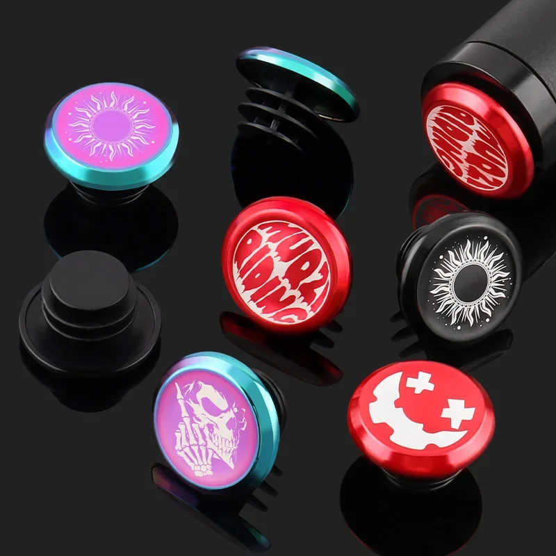 Premium Aluminum Alloy Handlebar End Caps for Bicycles - Durable and Stylish Finish