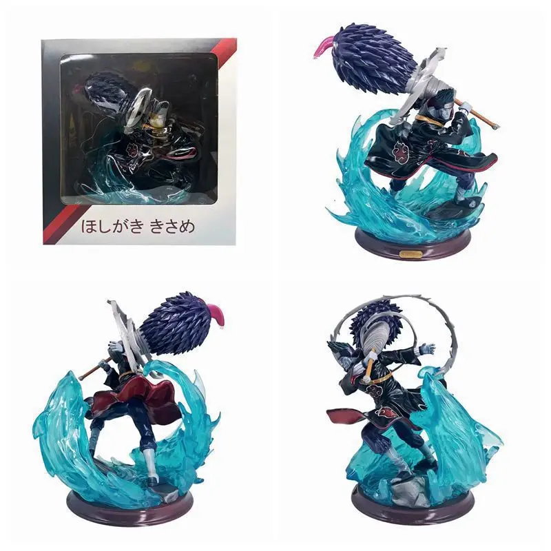 

33CM Anime Naruto Model Samehada Hoshigaki Kisame Battle Form GK Action Figure PVC Statue Toys Gifts