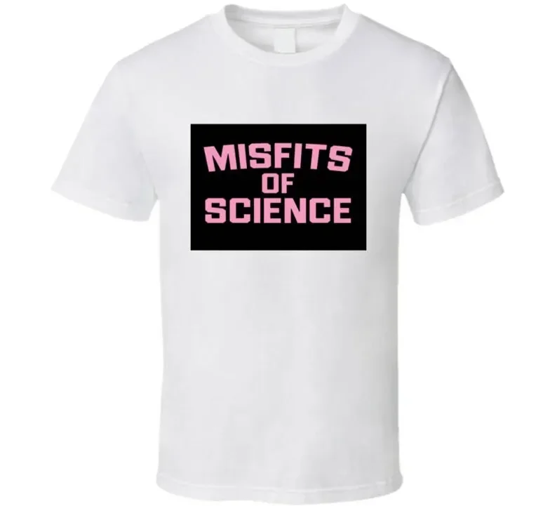 

Футболка Misfits Of Science с логотипом, крутая Ретро футболка для ТВ-шоу