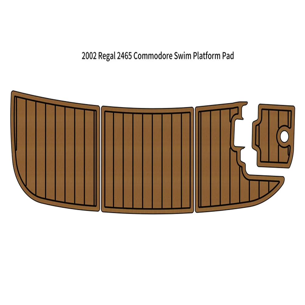 

2002 Re-gal 2465 Commodore Swim Platform Step Pad Boat EVA Foam Teak Deck Floor SeaDek MarineMat Gatorstep Style Self Adhesive