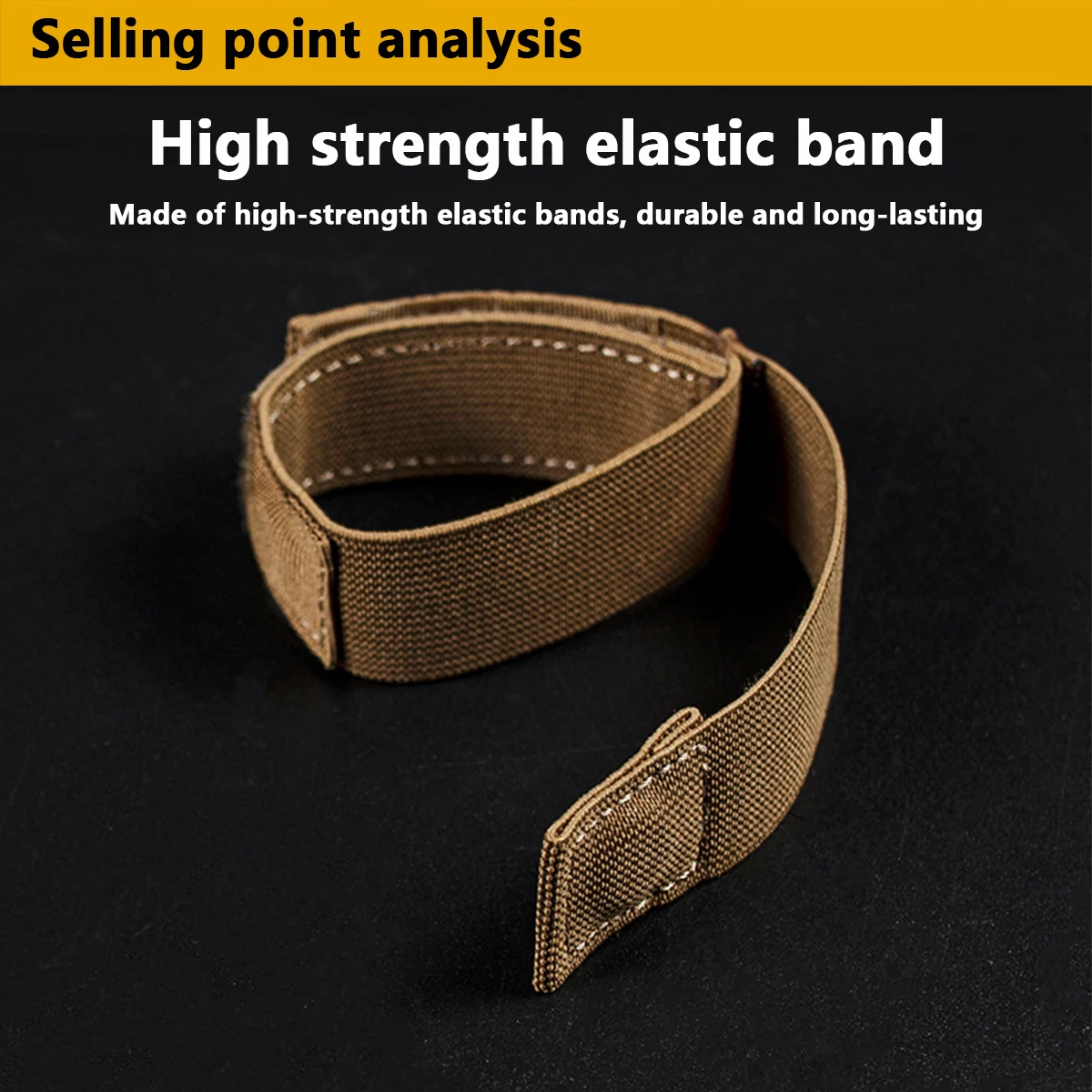 Magnetic Tactical Rifle Sling Retention Band with Strong Magnets