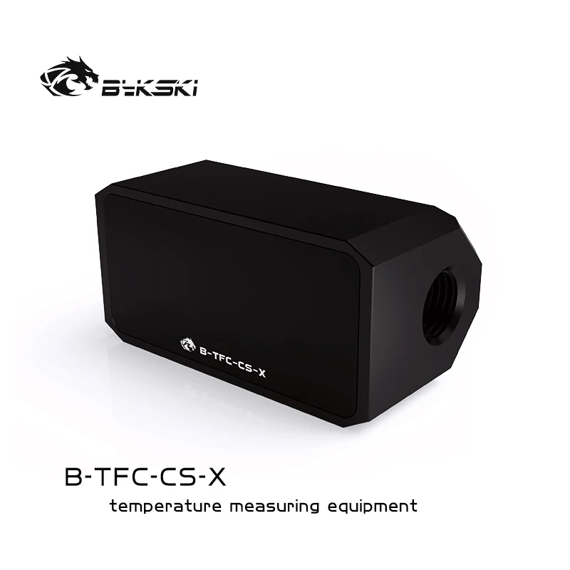 Bykski-pc Liquid Cooler Flow Meter e Termômetro Flow Rate Temper Display Oled Digital Monitor de Refrigeração de Água em B-tfc-cs-x - Imagem 3