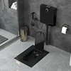 ~Household Toilet Water Tank Set Bathroom Small Apartment Shower Room Potty Chair with Cover Toilet 4