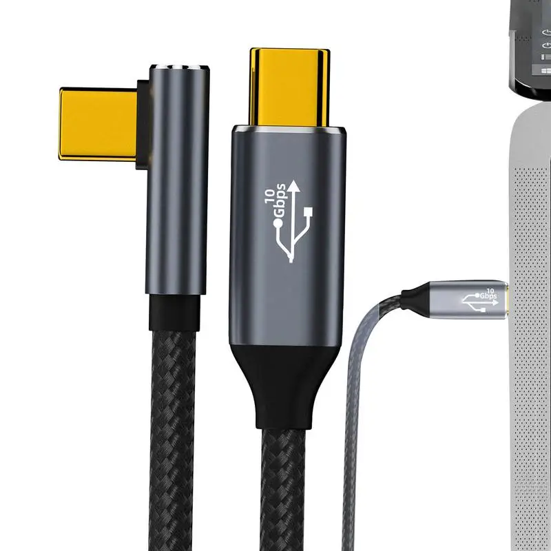 

Type C To Type C Adapter PD100W Dual Type C Adaptor With HD Audio Data Transmission Charger Accessories For Picnic Camping
