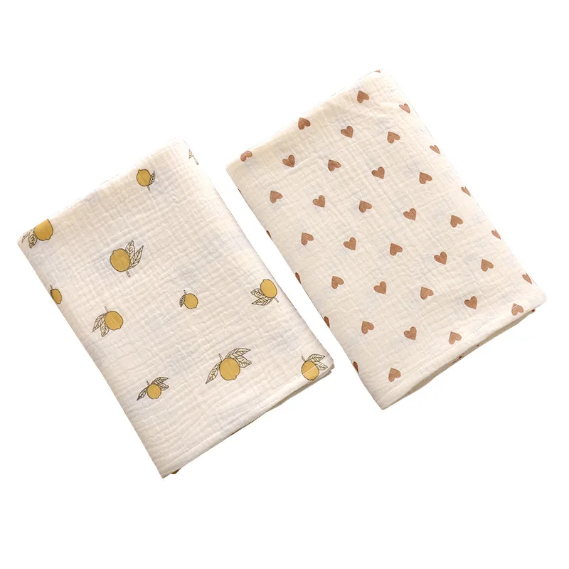 2pcs Muslin Cotton Baby Blanket for Newborn Swaddle Bath Towel Breathable Summer Bedding Wrap Stroller Cover Baby Shower Gifts