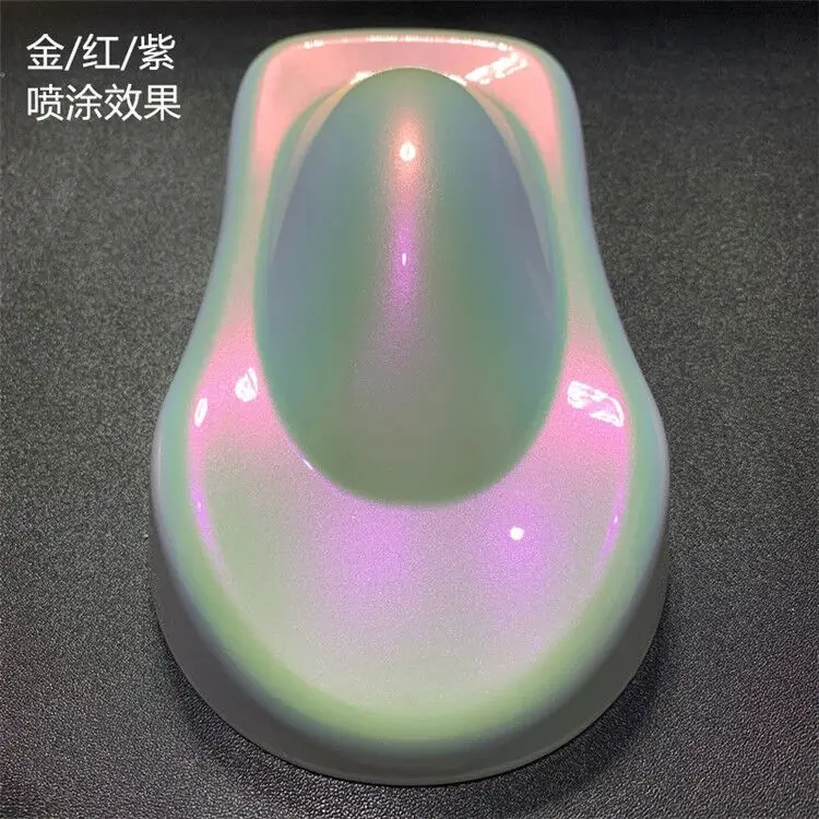 Rainbow Iridescent Color Changing Chameleon car paint pearl Pigments Powder Ghost Color Shift Pigment 25g/Bag color shift pigment powder automotive paint pigment powder