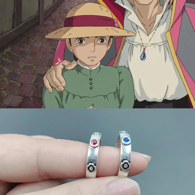 Howls Ring Howl Moving Castle  Howls Moving Castle Matching Rings - Howl's  Ring - Aliexpress