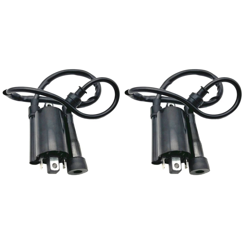 

2 шт., катушка зажигания для мотоцикла Yamaha V Star 650 1999 -2014 GN250 ATV 300CC