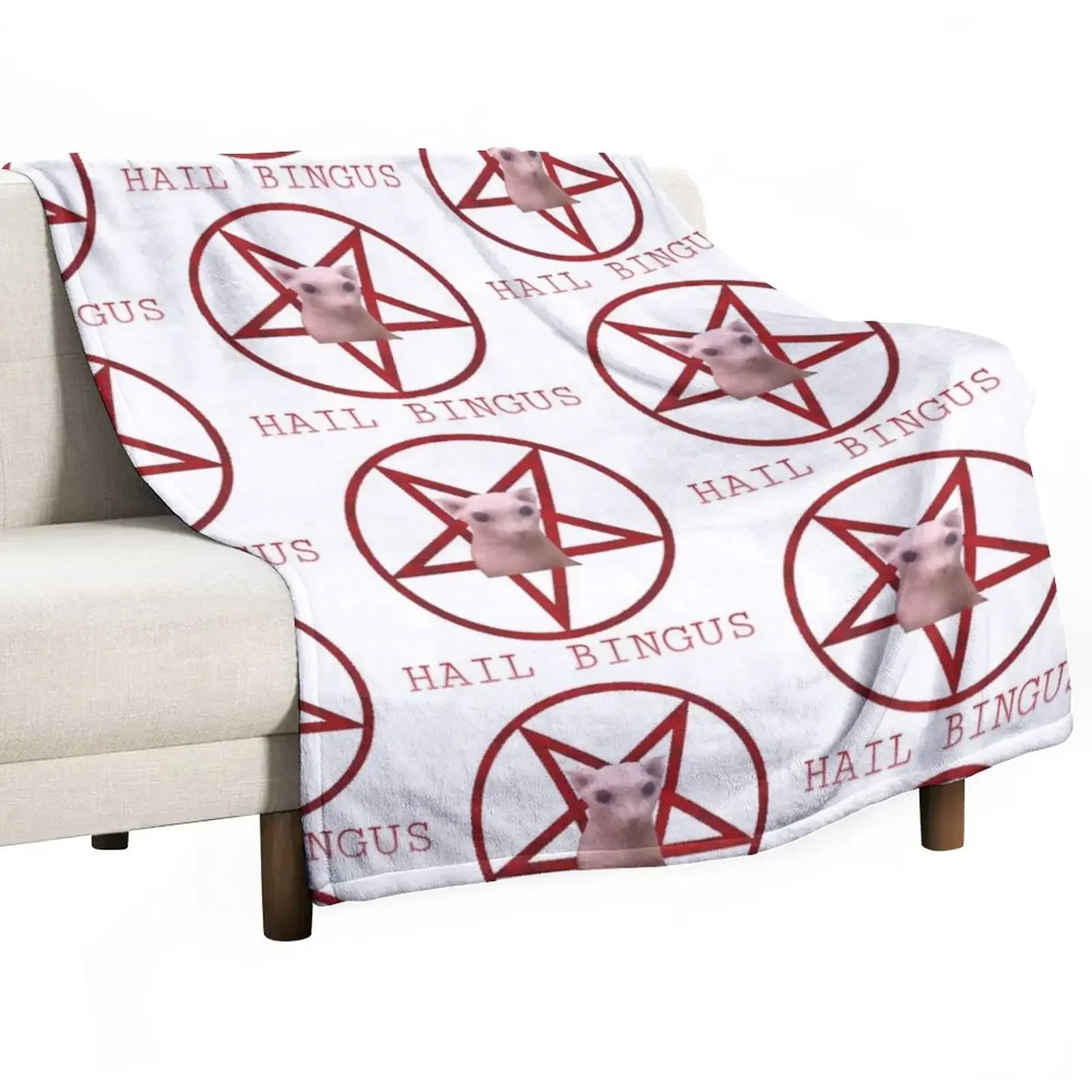 

Hail Bingus Throw Blanket decorative manga Blankets