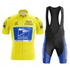 Cycling Jersey Men short sleeve Set Retro Bib Men's Short Sleeve yellow Bike Clothing Bicycle Summer Sportswear Triathlon Retr 2