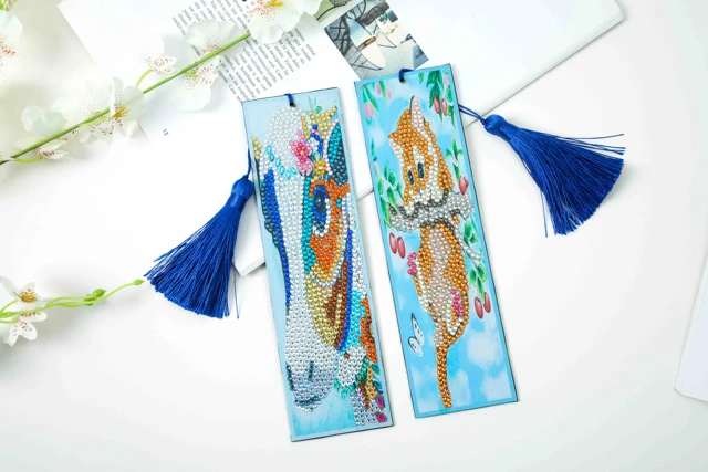 Diamond Art Painting Bookmark Kits  Diamond Embroidery Kit Painting - Diamond  Art - Aliexpress