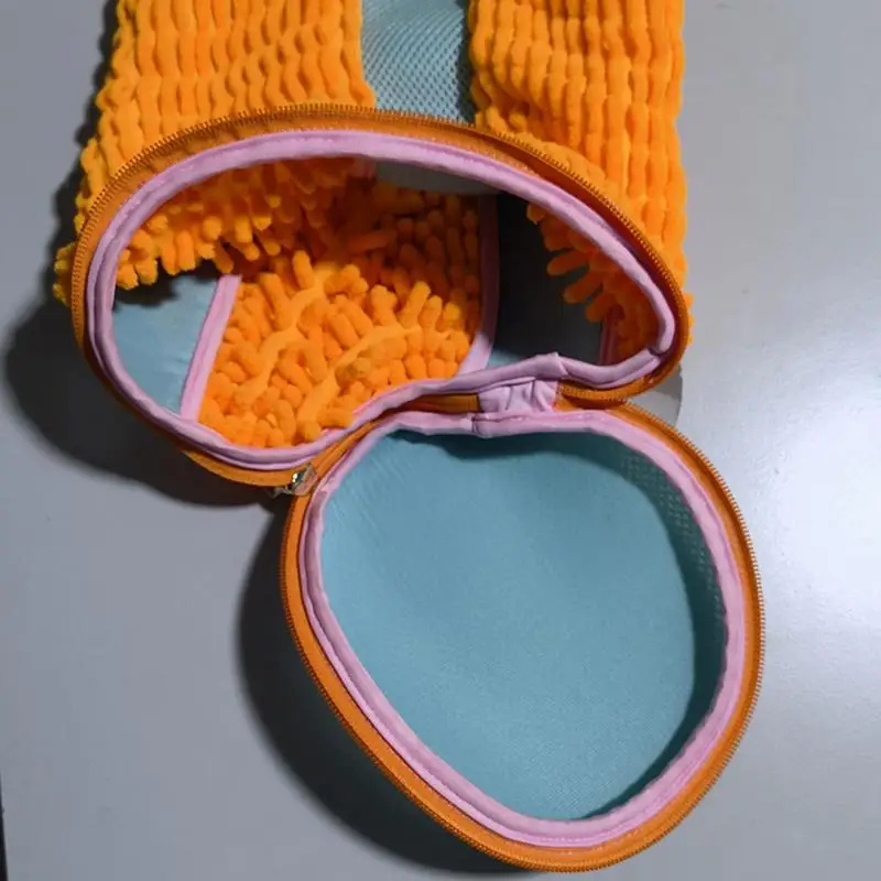 Laundry Shoe Bag Laundry Sneaker Cleaning Bag Reusable Cylindrical Laundry Bag Orange Anti-Deformation Shoe Bag For Protects 4