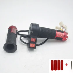 1 Pair 24V/36V/48V/64V/72V/96V electric bicycle throttle with 3 speed controller and forward reverse for ebike/scooter/tricycle