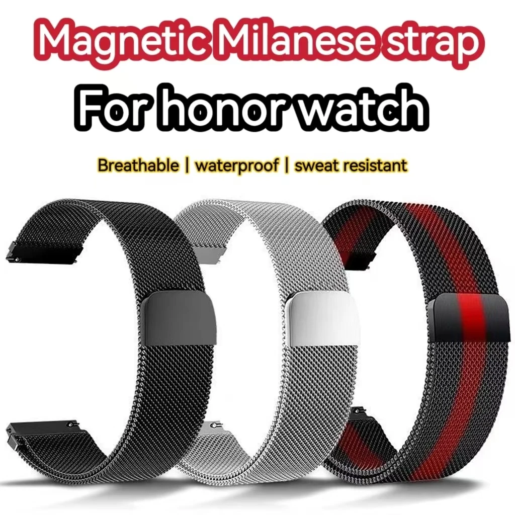 20 22Mm Cinturino Milanese Per Honor Watch Magic2 Gs3 3I Gspro Metal Watch Chain Dream Sostituzione Wristband