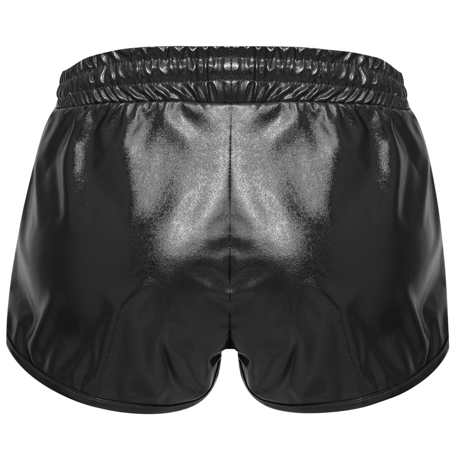 Metallisch glänzende Hip-Hop-Jazz-Tanz-Shorts für Mädchen, Kordelzug, elastischer Bund, Hotpants für Schule, Show, Cheerleading-Auftritt – Detail 28