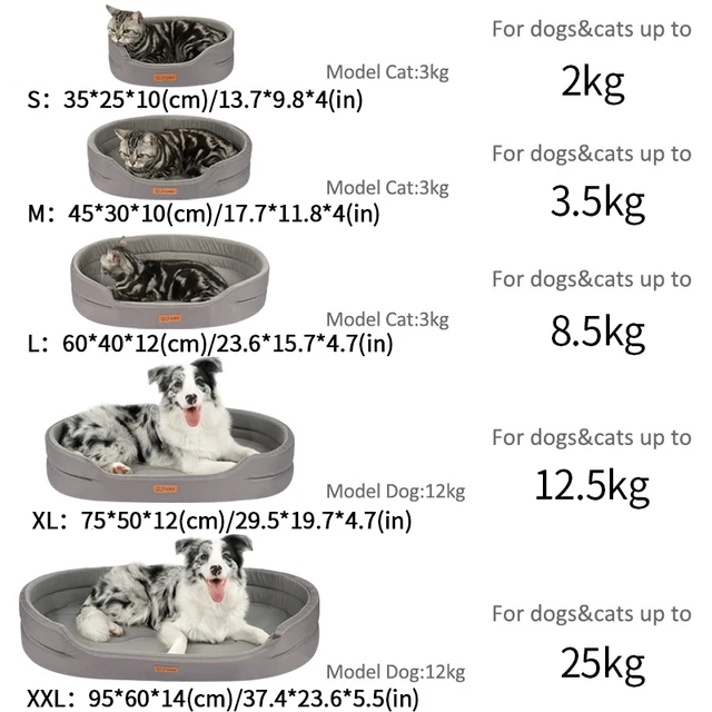 Polar Fleece Dog Bed Waterproof 600D Oxford Cloth and Winter Warm Polar Fleece Double Sided Available Suitable for All Seasons 6