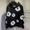 Fashion Top Quality New Men's Women's Same Foam Printing Pure Cotton Comfortable Hooded Sweater with Trousers Set 3