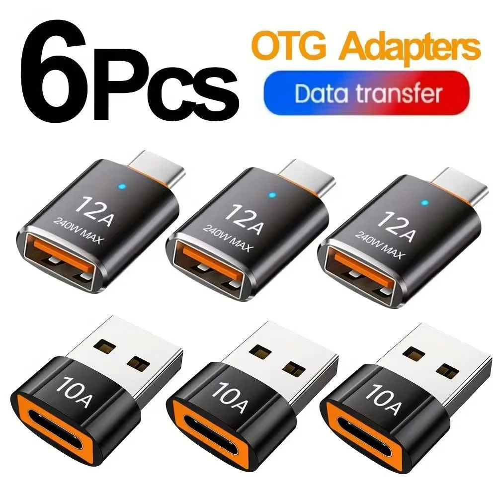 Universal USB 3.0 to Type C LED Adapter - USB C Male to USB A Female Connector