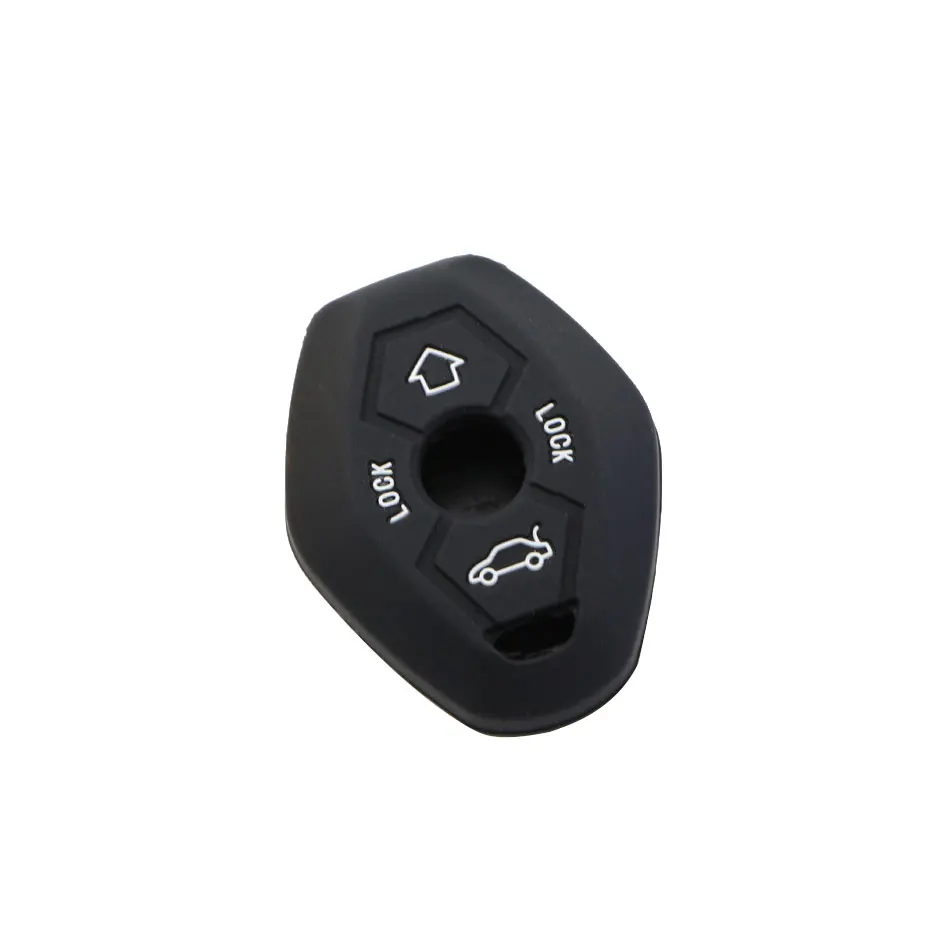 Silicon Car Fob Case Holder Shell Protector Key Cover Fit for BMW X3 X5 Z3 Z4 3 5 7 Series E38 E39 E46 E83 M5 325i 2 Button Key key case key case cover car key shell remote control case cover