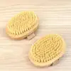 Natural Bristle Brush Soft Wet Dry Skin Body SPA Brush Bath Massager Home 3