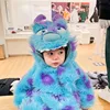 Anime Sulley Baby Romper Clothes Bodysuits Winter Thicken Boy Girl Hoodies Newborn Ropa Bebe Infant Soft Plush Toddler Jumpsuit