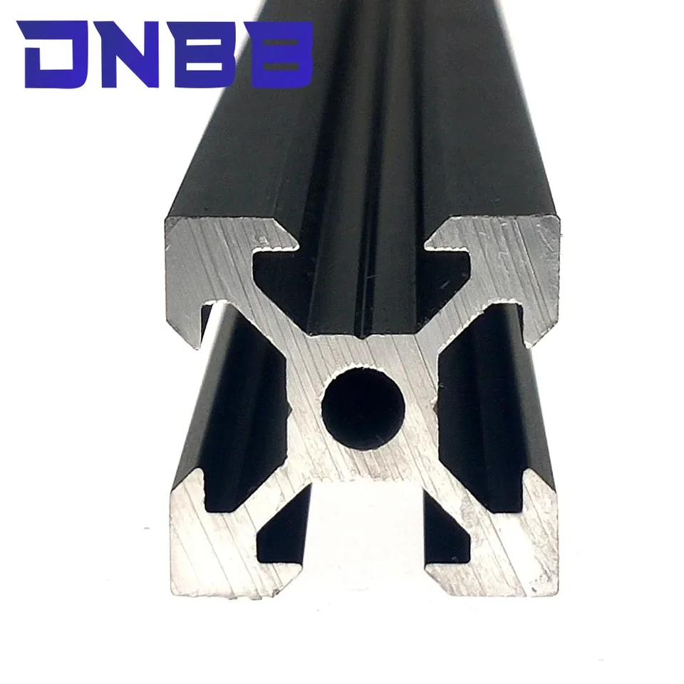 Plaque de portique à fente en V, 4 roues en alliage d'aluminium, plaque de portique standard 2040 noire pour imprimante 3D, facile à installer pour fente en V Plaque de portique à fente en V, 4 roues en alliage d'aluminium, plaque de portique standard 2040 noire pour imprimante 3D, facile à installer pour fente en V