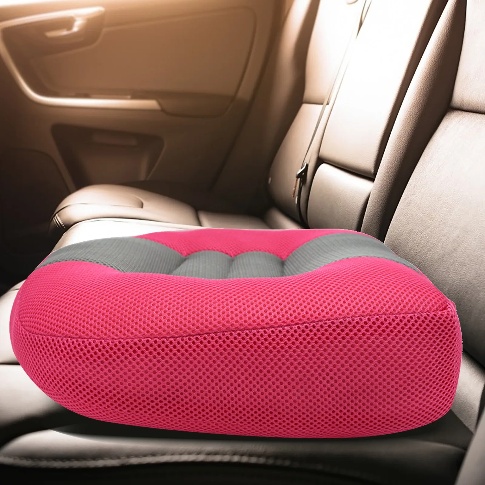 Portable Heightening Thickening Car Cushions Non-slip Breathable Mesh Lift  Seat Pad Automobiles Auto Height Boosts Seat In Stock