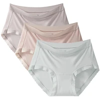 3 pièces/ensemble femmes grande taille Modal culottes dame confortable doux respirant élastique sous-vêtements femme Lingerie caleçon 4