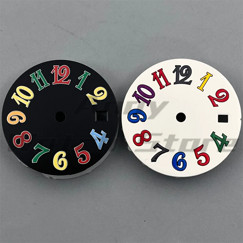 Black and White 29mm Watch Dial