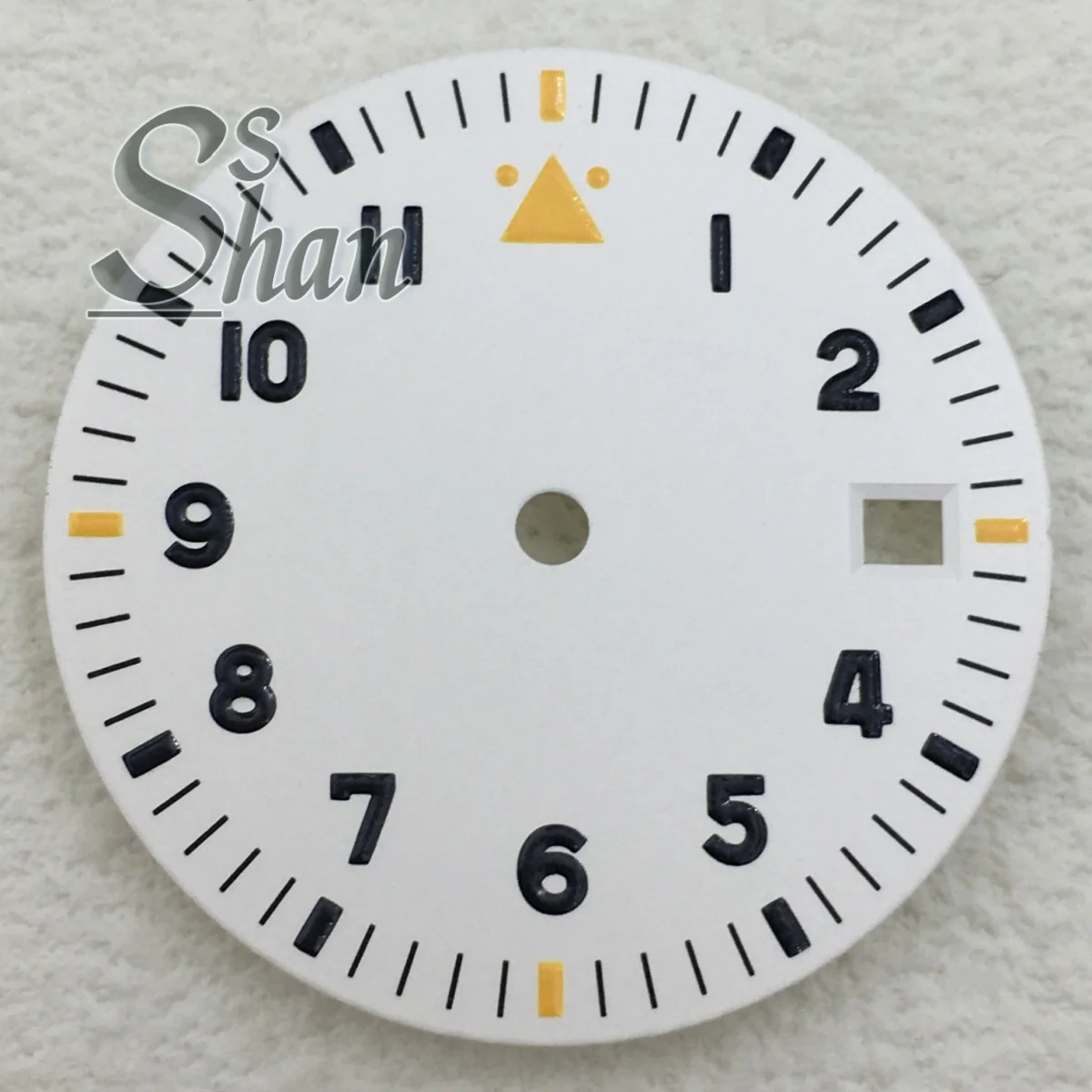 29mm Pilot's Watch Dial with Green Luminous, Available in Multiple Colors