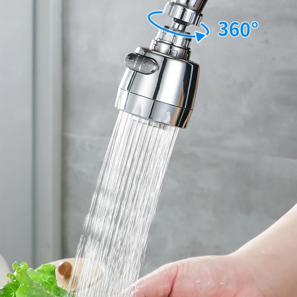 

Durable and Flexible Kitchen Tap Head Faucet Aerator Extender with Universal Connector and Water Saving Feature