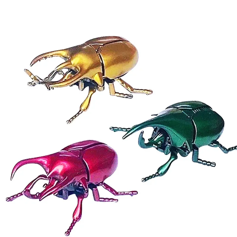 Wind Up Toy Clockwork Toy Chick Creative Prank Props Moving Insect Wind Up Toys Models Children's Winding Up Fighting Beetles Clockwork Animal Toys