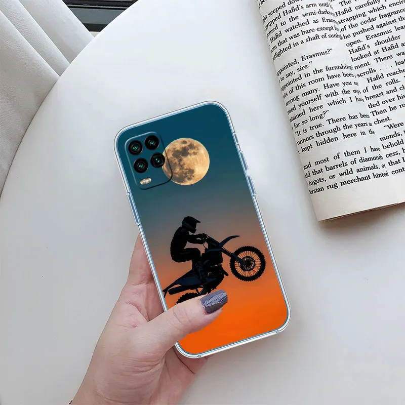 Motorcycle Racing Transparent Phone Case