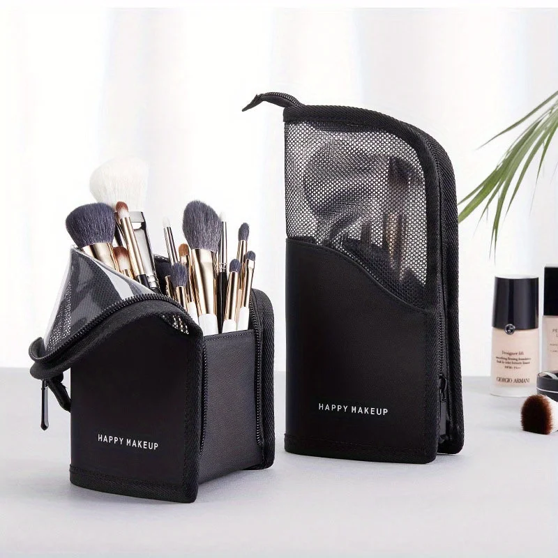 Portable Brow pencil Lipstick storage bag New makeup tool storage bag for women holding makeup brush bag 3