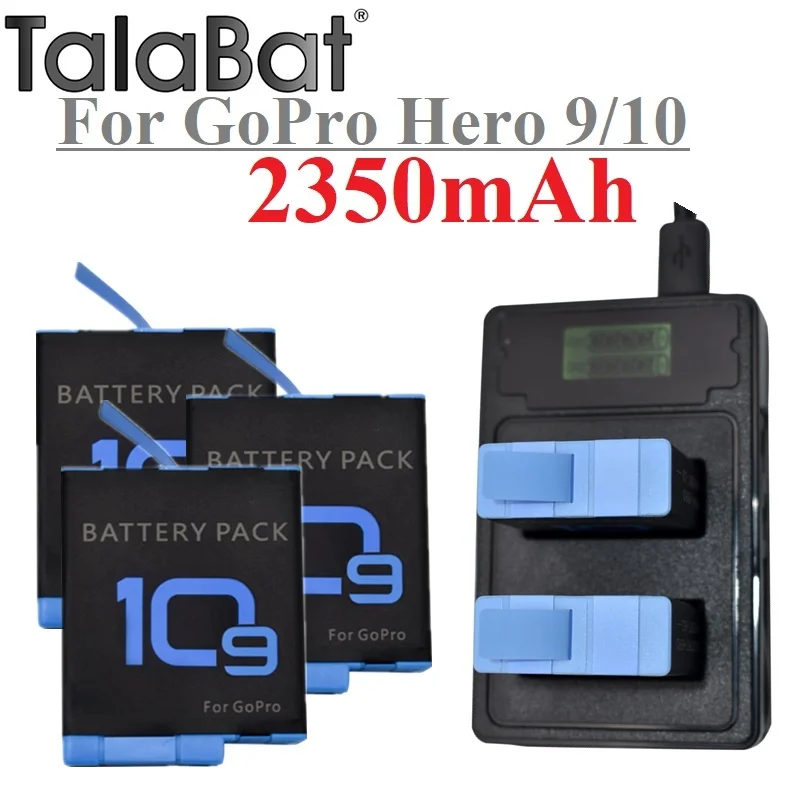 Charge Gopro 10 Battery Gopro Battery Charger Hero 10 Gopro Battery